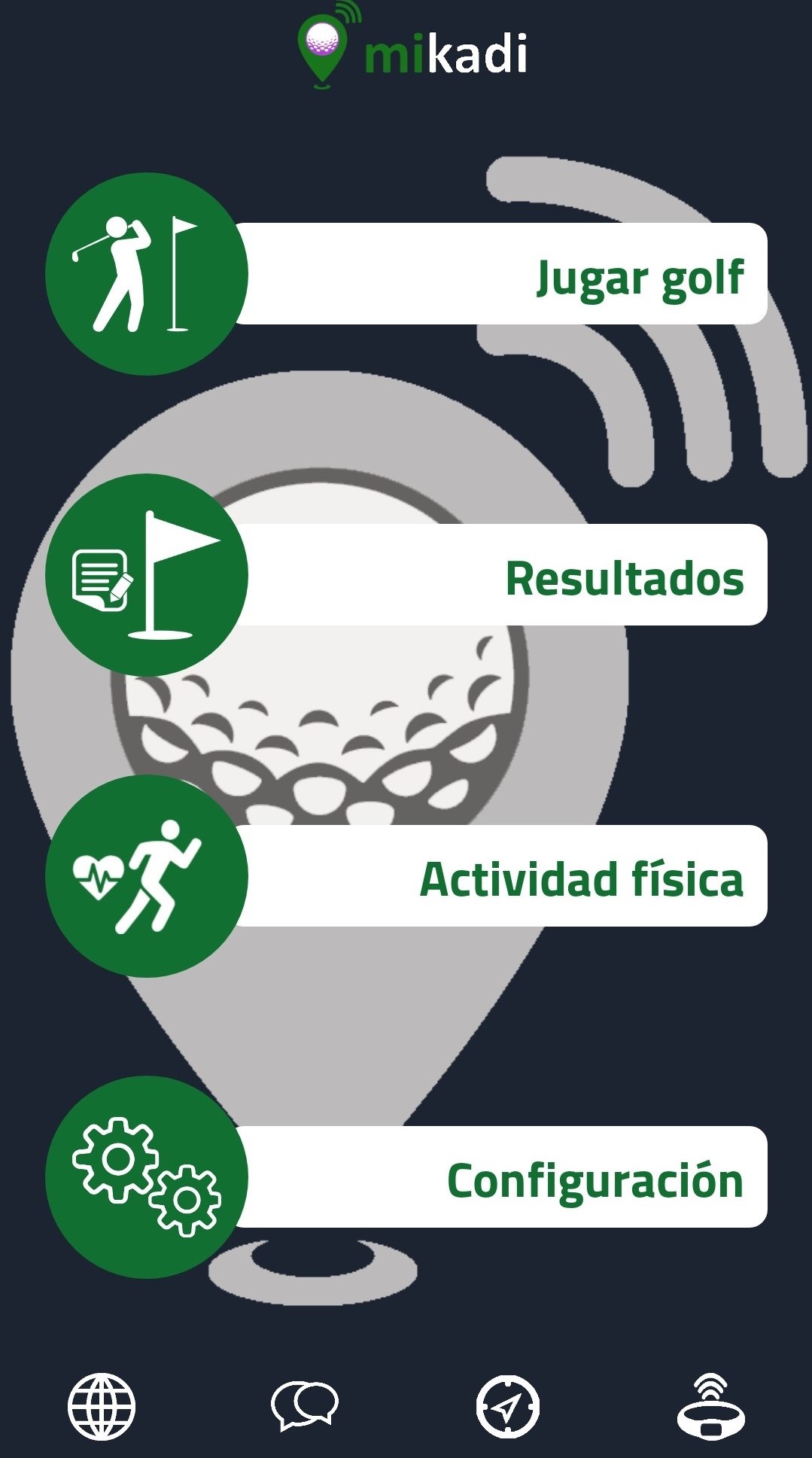 Aplicación golf gratuita